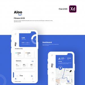 Aloo - Fitness UI Kit for Adobe XD