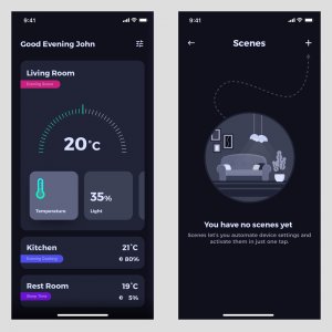 Smart Home UI Kit for Sketch