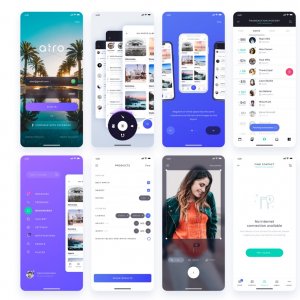 Atro Mobile UI Kit Freebie