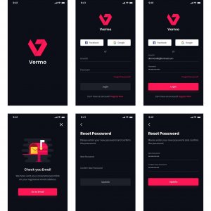 App Login Screens UI Kit