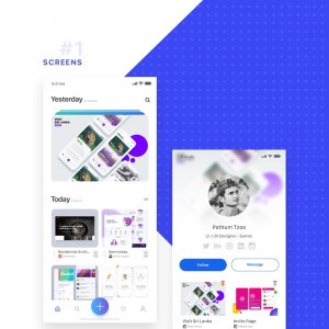 Uplabs App UI Design