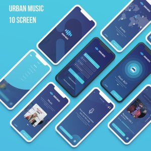 Urban Music UI Kit