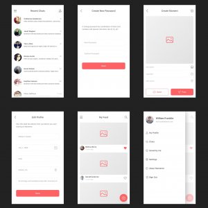 Momento - Free Sketch UI Kit