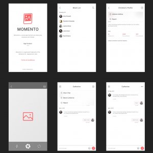 Momento - Free Sketch UI Kit