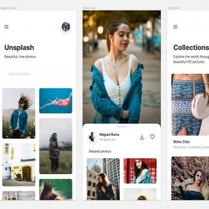 Unsplash App Redesign Concept