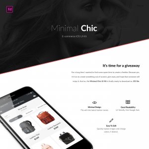 Minimal Chic - Free UI Kit