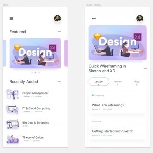 Online Courses UI Kit