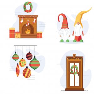 Christmas Free Illustration Pack
