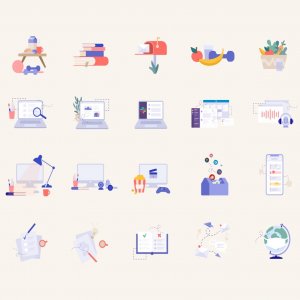 25+ Free Remote Work Illustrations