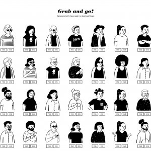 Open Peeps - Illustration Library