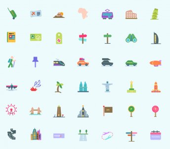Travel Free Icon Pack