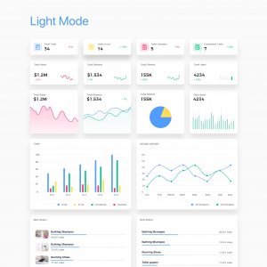 Dashboard Free UI Kit for Adobe XD