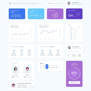 Clinic UI Elements for Sketch