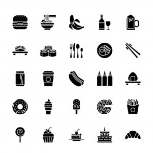 50 Food & Drink Free Icons