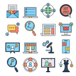 Marketing Vector Freebie Icon Set