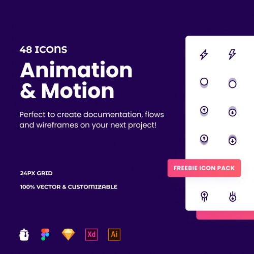 Animation & Motion Icon Pack - Design Anything
