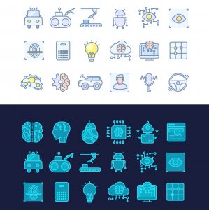 AI Free Icon Set