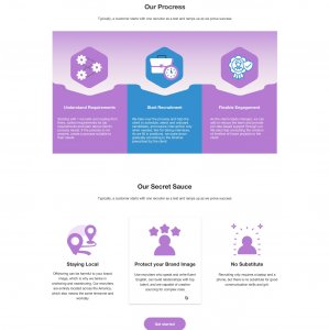 Recruitment Agency Free Landing Page