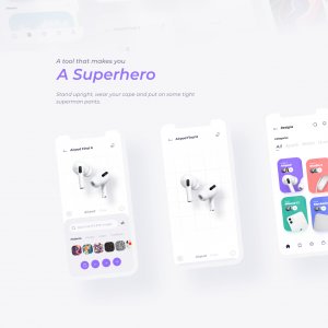 Case Craft Landing Kit for Adobe XD