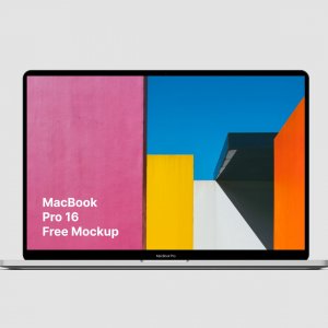 Free Macbook Pro 16 Mockup