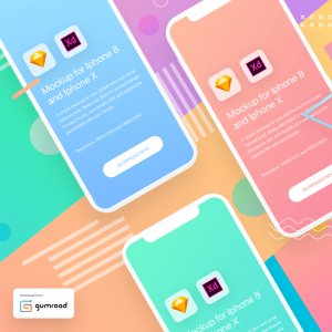 Presentation Mockup iPhone X