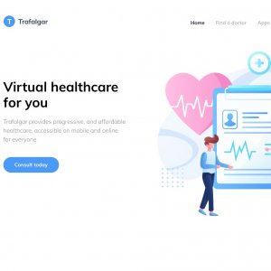 Trafalgar Landing Page for Figma 