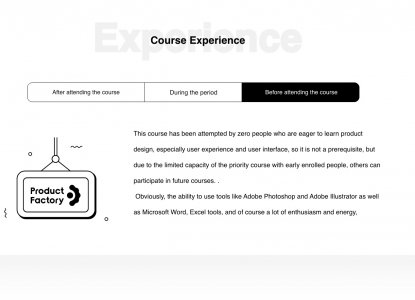 Product Factory Landing Page for Adobe XD