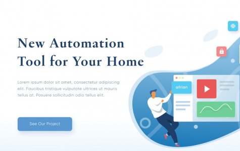 Smart Home Landing Page for Figma