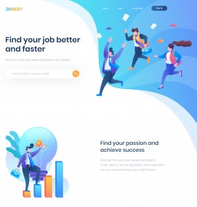 Jobest - Job Portal Landing Page