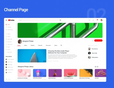 YouTube Redesign Concept