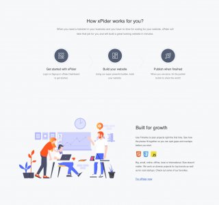 xPider- Landing Page UI Kit
