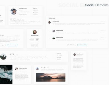 Explord Free UI Kit for Adobe XD