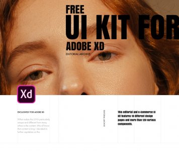 Fashion Editorial UI Kit for Adobe XD