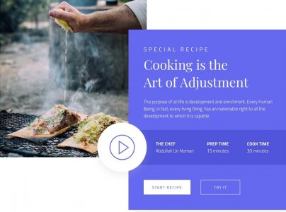 Foodly Landing Page