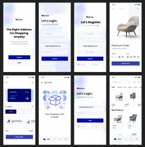 Kleine Free eCommerce UI Kit for Adobe XD