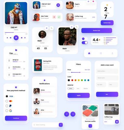 Components Free UI Kit - Design Anything