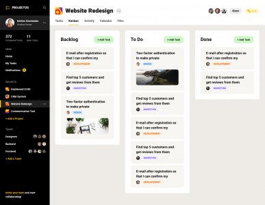 Project Management Tool UI Kit
