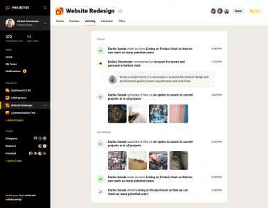 Project Management Tool UI Kit