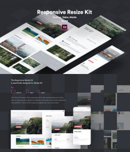 Responsive Resize UI Kit for Adobe XD