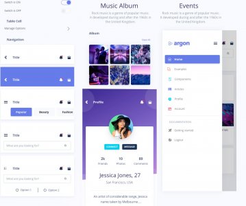 Argon Mobile UI Kit