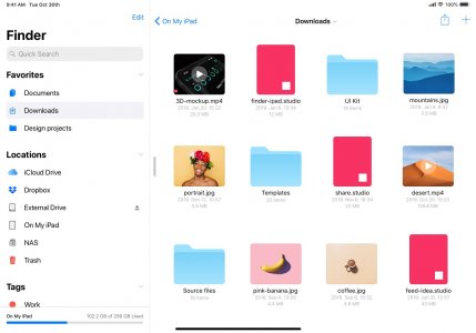 Finder for iPad Concept