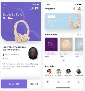 Shopping App Free UI Kit