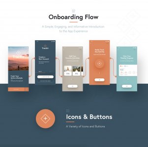 Tractiv Free UI Kit for Adobe XD