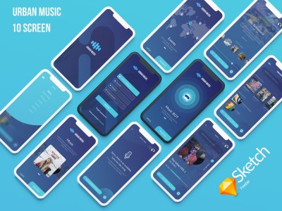 Urban Music UI Kit