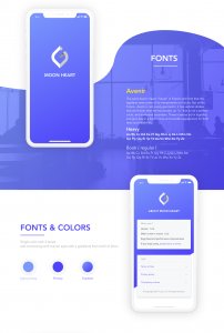 Moon Heart Free Adobe Xd UI Kit
