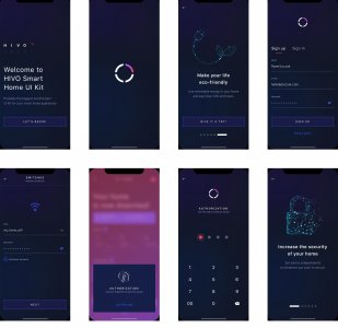 HIVO Smart Home UI Kit