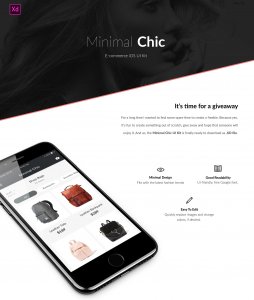 Minimal Chic - Free UI Kit