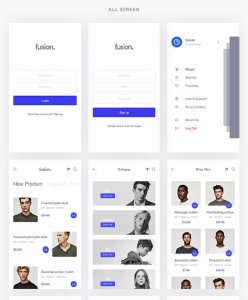 Fusion eCommerce UI Kit