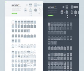Flowchart Kit for Sketch / Figma