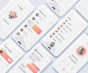 D-Caller Mobile UI Kit